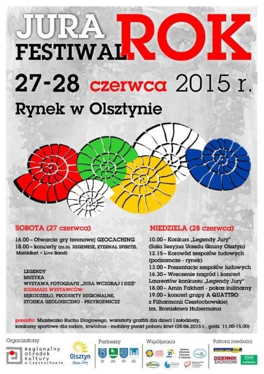 Jura ROK Festiwal i GEOCACHING w Olsztynie już w najbliższy weekend