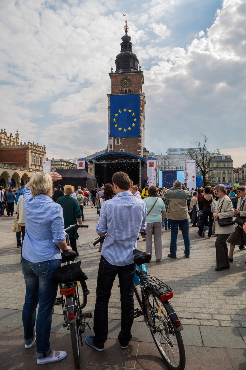 Kraków świętuje 10 lat w UE [ZDJĘCIA]