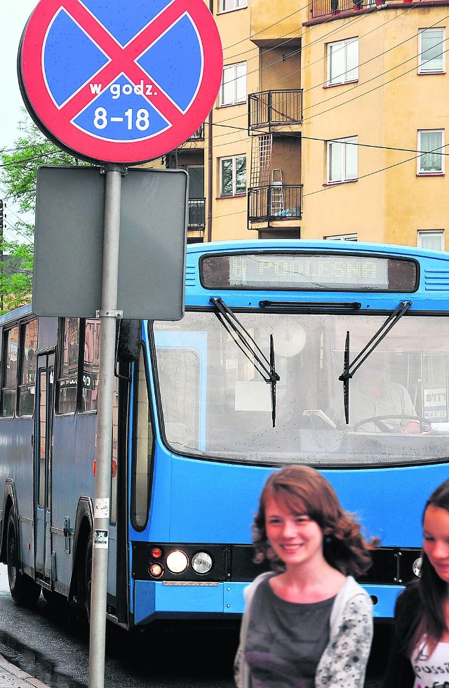 Ten znak ma wkrótce zniknąć z ul. Jagiellońskiej