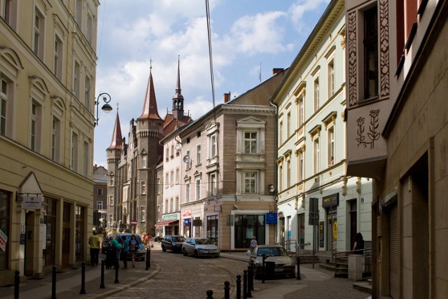 ul. Sienkiewicza w kierunku Ratusza