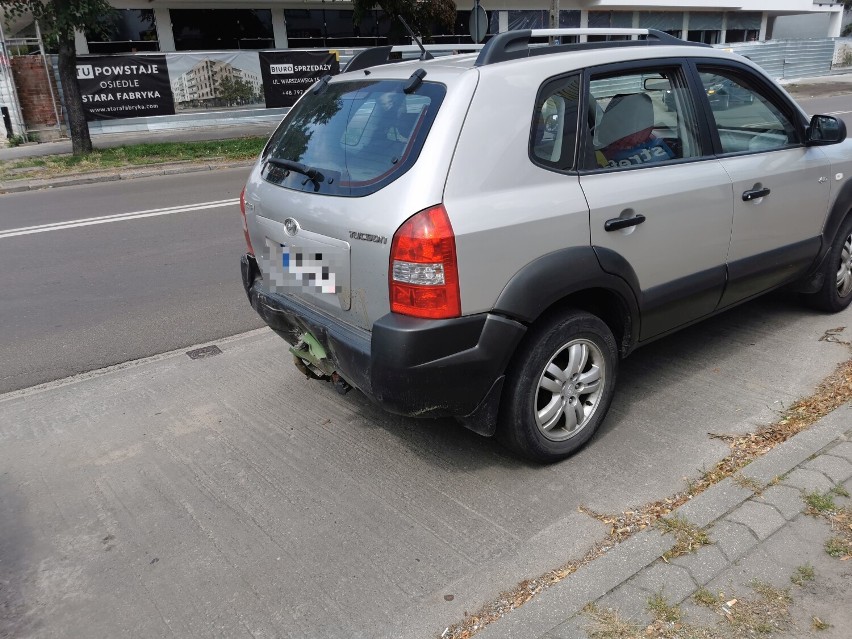 Wypadek na ulicy Kaliskiej we Włocławku