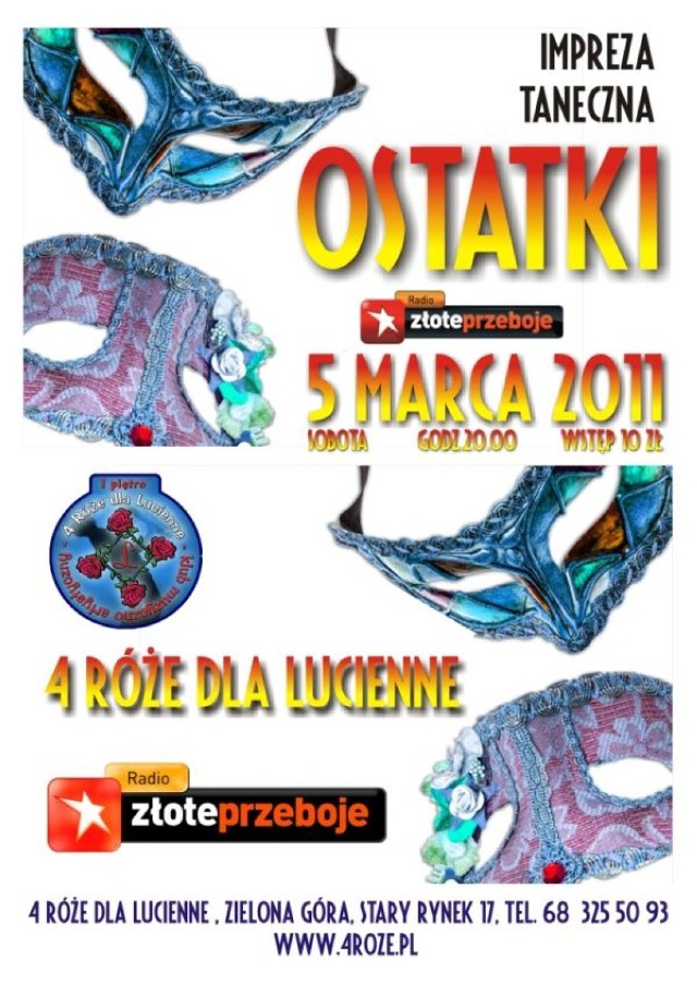 Ostatki z Radiem Złote Przeboje - zaproszenia !!!