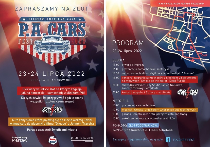 23-24 lipca w Pleszewie będzie można podziwiać cuda amerykańskiej motoryzacji