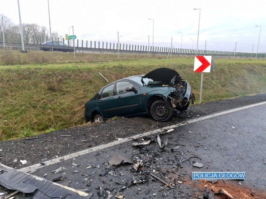 Sprawca wypadku przy trasie S3, między Głogowem a Polkowicami, był pod wpływem narkotyków