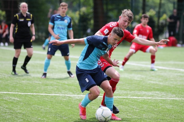 12.06.2021, Kraków: mecz Centralnej Ligi Juniorów U-18 Hutnik Kraków - Górnik Zabrze