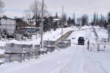 Śnieg i mróz uderzyły w przebudowę ul. Cieszyńskiej w Bielsku-Białej