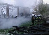Pożar stodoły w miejscowości Krajno Drugie [zdjęcia]