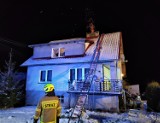 Pożar sadzy w przewodzie kominowym w budynku mieszkalnym w Tuchomiu na ulicy Jana III Sobieskiego