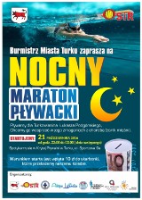 Nocny maraton pływacki w Turku. Charytatywna zbiórka dla Łukasza