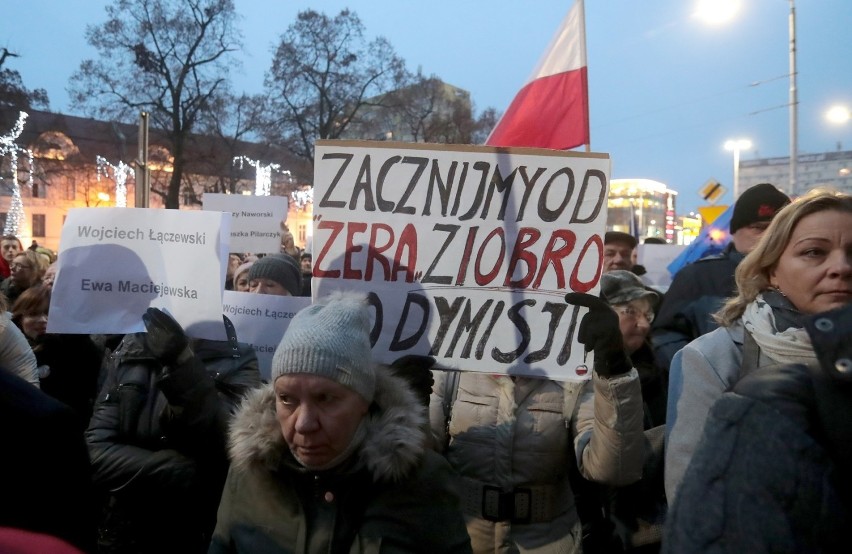 Demonstracja w obronie sędziów [WIDEO, ZDJĘCIA]