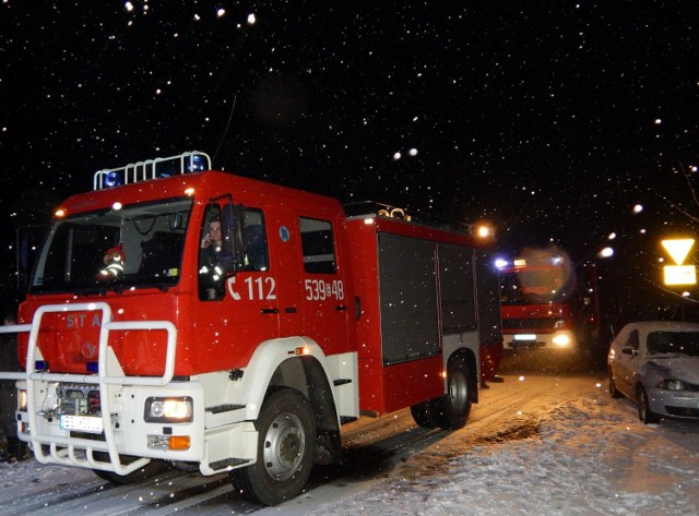 Pożar domu w Nowej Wsi