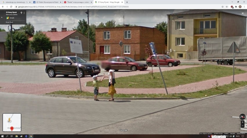 Mieszkańcy gminy Kiernozia na Google Street View. Kogo złapała kamera? [ZDJĘCIA]