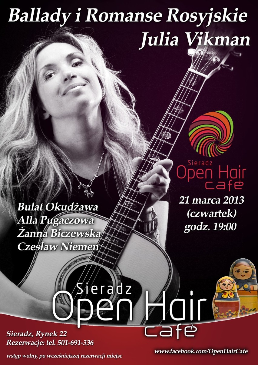 Open Hair Cafe w marcu: muzyka i sushi