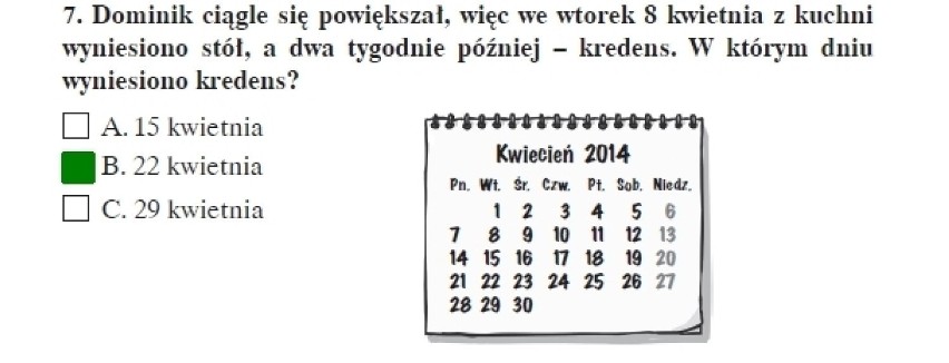 Sprawdzian trzecioklasisty 2014 z Operonem. Matematyka...