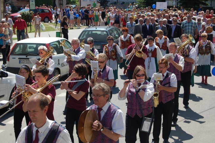 Niemiecka orkiestra dęta z Uckerath zagrała dla mieszkańców powiatu nowodworskiego