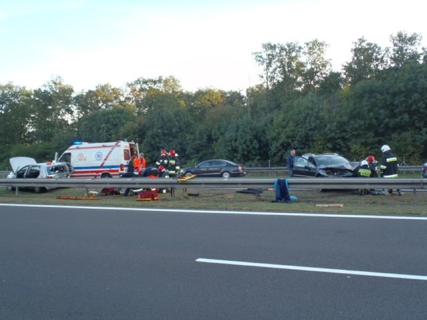 Gozdowo: Wypadek na autostradzie A2.