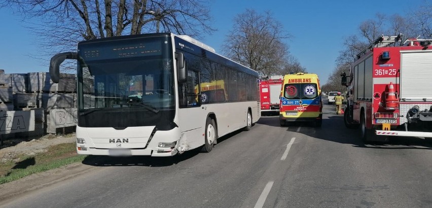 Wypadek drogowy na ul. Lwowskiej - 29.03.2023.