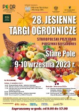 Przed nami XXVIII Jesienne Targi Ogrodnicze w Starym Polu. Ponad 300 wystawców, Święto Mleka i koncerty