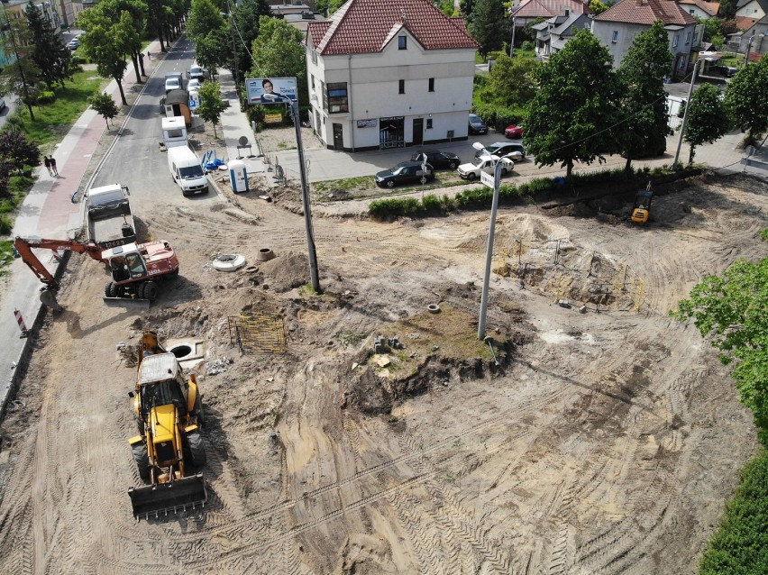 Trwa budowa nowego ronda na Lipowej