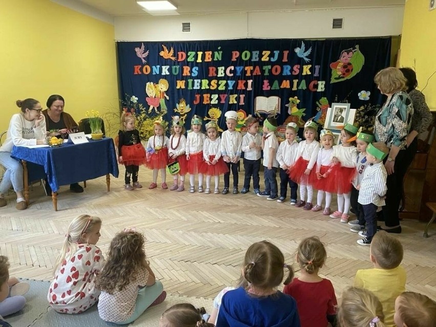 Dzień Poezji w Przedszkolu Samorządowym numer 5 w Kielcach