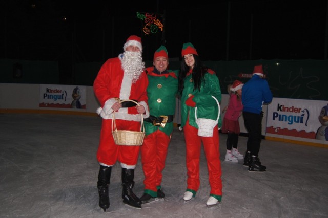 Radomsko: Otwarcie lodowiska ze świętym Mikołajem