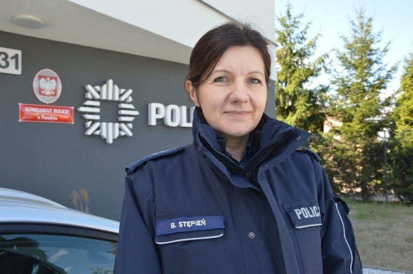 Barbara Stępień, oficer prasowy KPP Opoczno