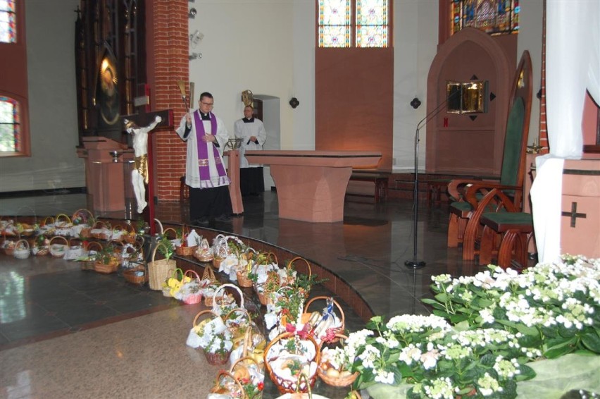 Święconka w kościele św. Kazimierza w Kartuzach 2015
