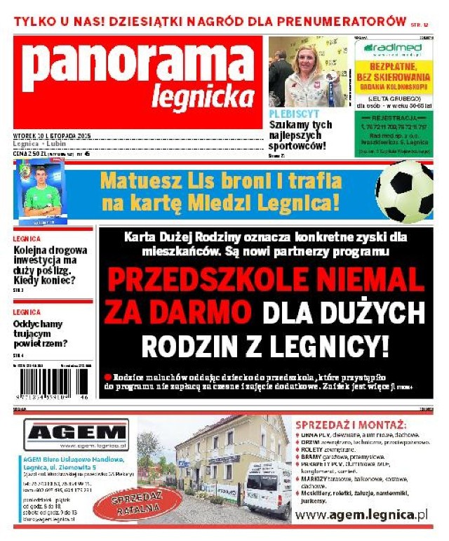 Panorama Legnicka już w kioskach!