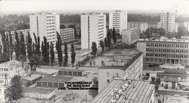 Osiedle Chrobrego, widok z 1972 roku.