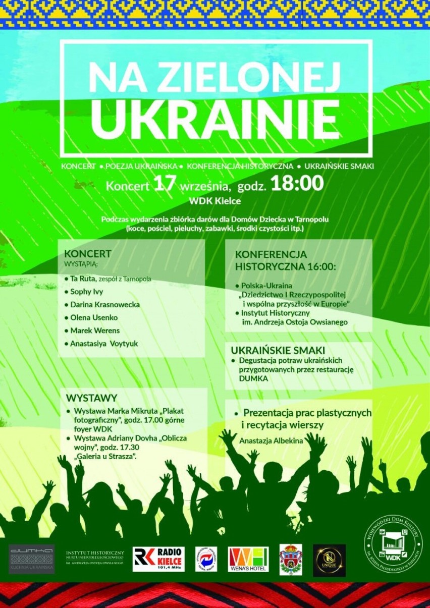 Dzień Kultury Ukraińskiej oraz koncert "Na zielonej Ukrainie" w Wojewódzkim Domu Kultury w Kielcach - już w sobotę 17 września 