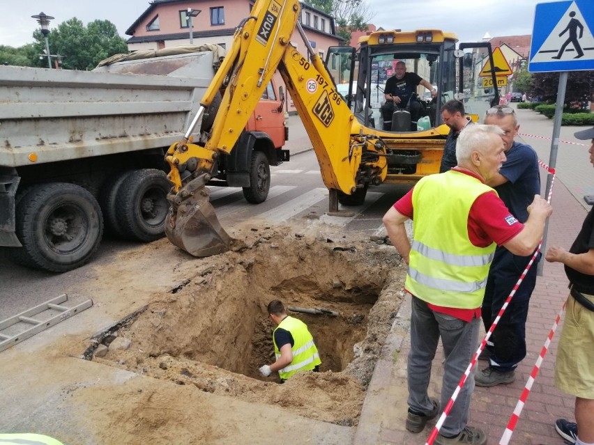 To jeszcze potrwa. Budynki w centrum Goleniowa bez wody