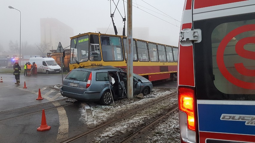 Wypadek tramwaju na rondzie Insurekcji