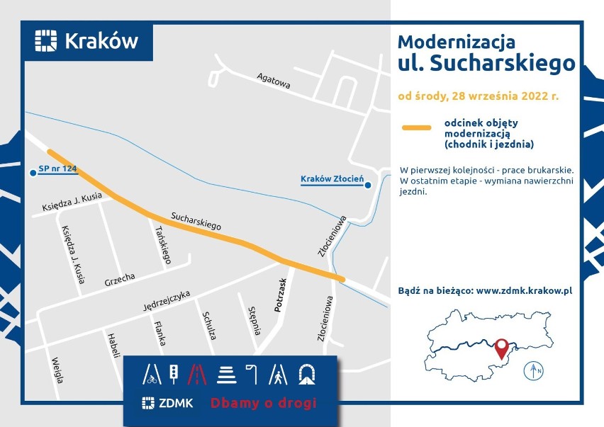Kraków. Trzy ulice do modernizacji. Będą utrudnienia