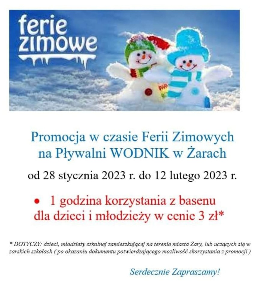 Ferie w Żarach. Już w poniedziałek 30 stycznia rozpoczynają się zimowe wakacje. ŻDK, muzeum i bilioteka przygotowały atrakcje