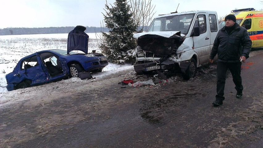 Tragiczny wypadek w gminie Szadek [foto] AKTUALIZACJA