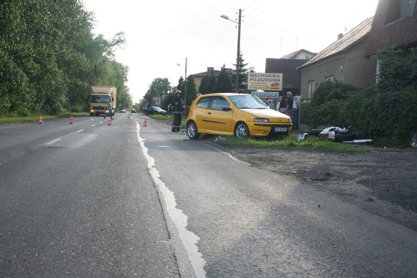 Wypadek motocykla w Częstochowie na ul. Przejazdowej [NOWE FAKTY, ZDJĘCIA]