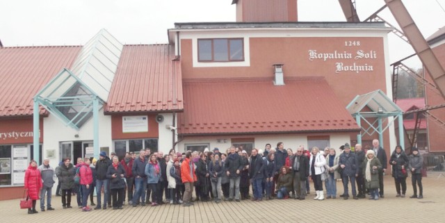 Kopalnię Soli Bochnia odwiedzili członkowie Polskiego Towarzystwa Geograficznego, 27.11.2022