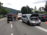 Zakopane. Dwie osobówki zderzyły się na Alejach [ZDJĘCIA]