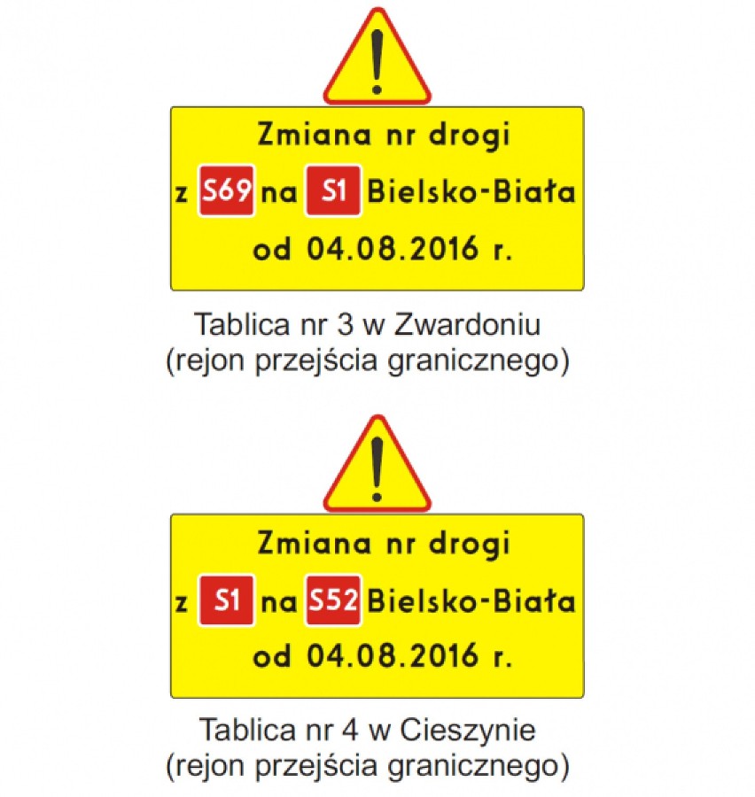 Droga S-69 i S-1 z nowym oznaczeniem. Dlaczego?