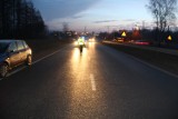 Wypadek w Olkuszu. Mężczyzna zginął na drodze
