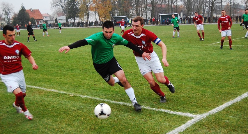 Piotr Ziętarski strzelił gola na 1:0 dla Żuław