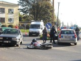 Motocyklista potrącony na skrzyżowaniu Oporowskiej i Kościuszki 