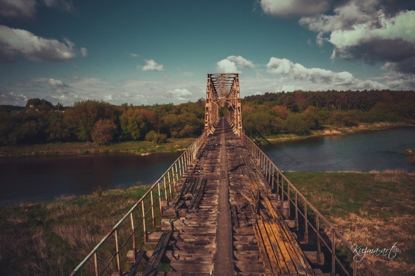 Zabytkowy most kolejowy w Stobnicy w naszym obiektywie