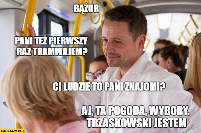 Nie zabrakło żartów z prezydenta Rafała Trzaskowskiego.