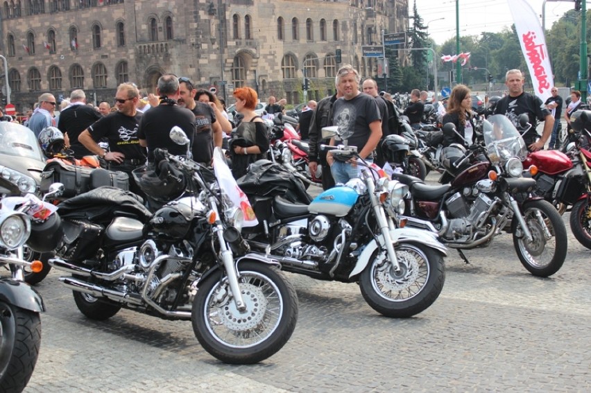 Parada motocykli uczciła urodziny Solidarności