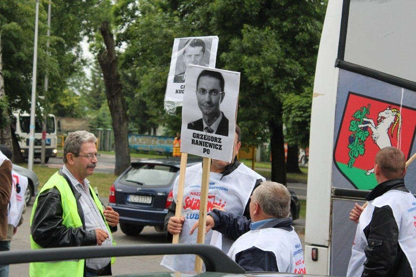 Solidarność pikietowała w Chełmie