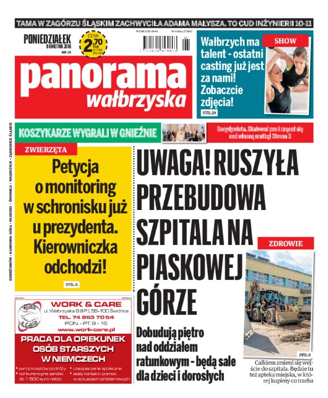 Panorama Wałbrzyska wydanie z 9 kwietnia 2018 r.