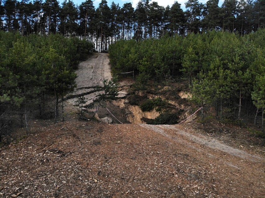 Zapadlisko w Olkuszu