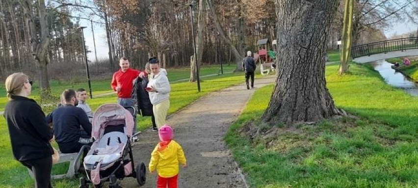 Świąteczny spacer w Wieruszowie.