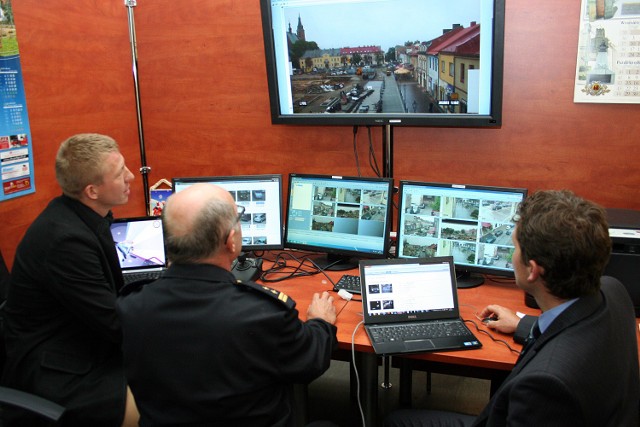 Tak wygląda centrum monitoringu olkuskiej straży miejskiej